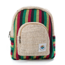 Load image into Gallery viewer, Hemp Mini Backpack - Bodhi Rasta-YogoBoho