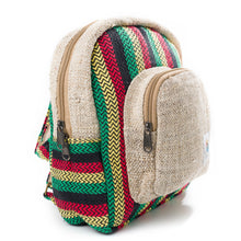 Load image into Gallery viewer, Hemp Mini Backpack - Bodhi Rasta-YogoBoho