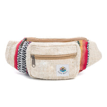 Load image into Gallery viewer, Hemp fanny pack front view