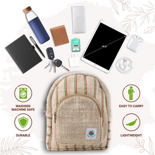 Load image into Gallery viewer, Hemp Mini Backpack - Bodhi Marley-YogoBoho