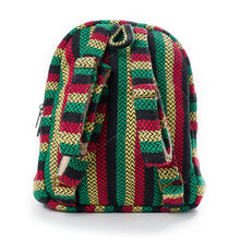 Load image into Gallery viewer, Boho Mini Backpack - Rasta-YogoBoho
