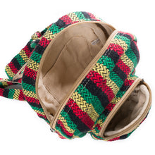 Load image into Gallery viewer, Boho Mini Backpack - Rasta-YogoBoho
