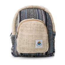 Load image into Gallery viewer, Hemp Mini Backpack - Bodhi Storm-YogoBoho
