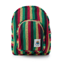 Load image into Gallery viewer, Boho Mini Backpack - Rasta-YogoBoho
